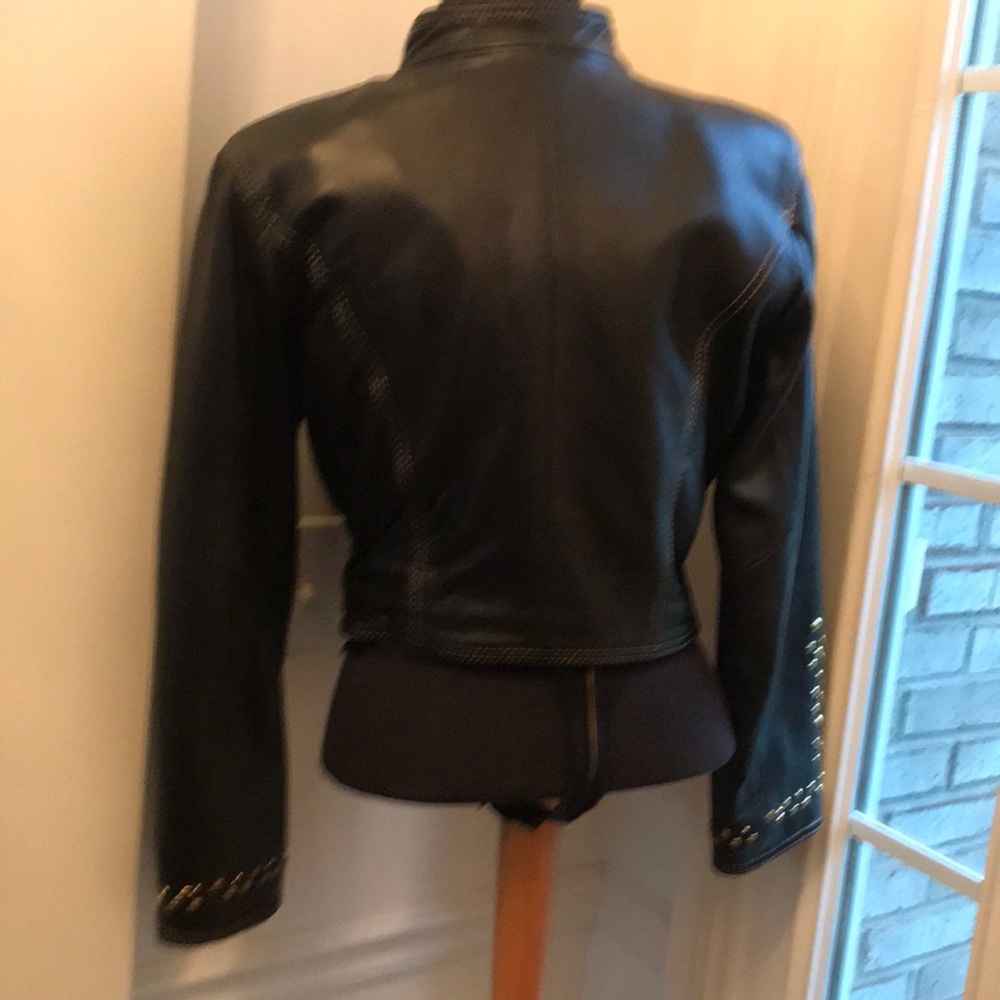 Tannery West Bolero Moto Rock Studded LTHR Jacket - Picture 5 of 12